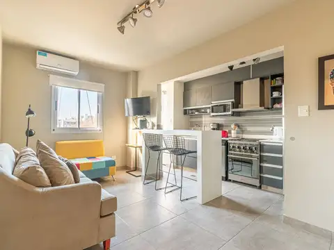 VENTA DOS AMBIENTIES EN PALERMO PISO ALTO LUMINOSO