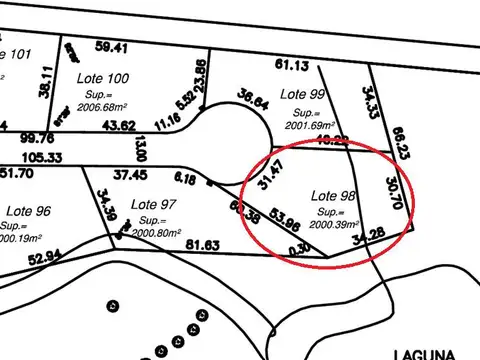 Terreno en Venta de 2000,0 m2