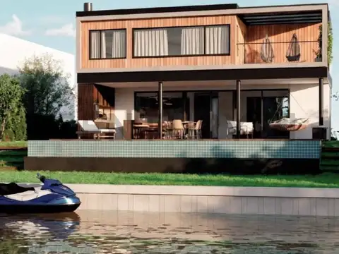 Casa al río en El Canal Villanueva, 3 suites, pileta, y posibilidad de amarra privada