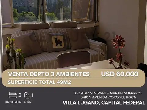 Departamento en Venta en Villa Lugano, Capital Federal