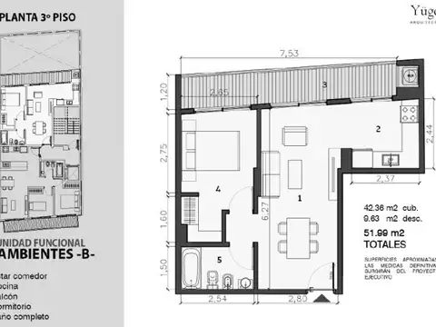 Venta en Pozo. 2 ambientes. Contrafrente. Balcón., Excelente calidad constructiva.