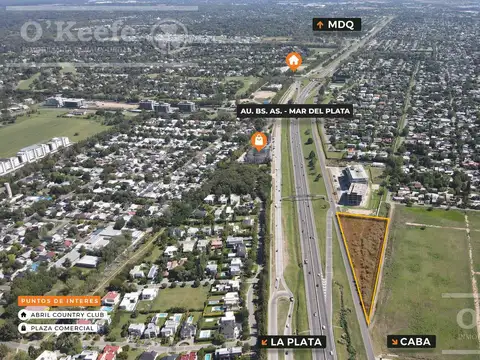 Terreno en Venta 126  mts Frente