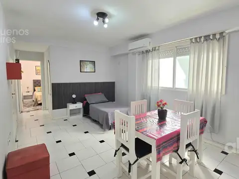 Departamento 2 ambientes con 1 baño