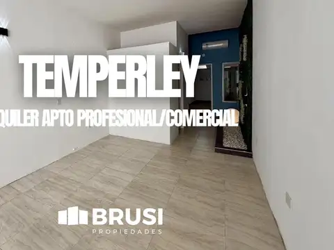 DEPARTAMENTO APTO PROFESIONAL EN ALQUILER - TEMPERLEY