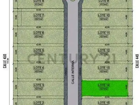 Lote barrio cerrado en 150 E/ 449 y 450 City Bell