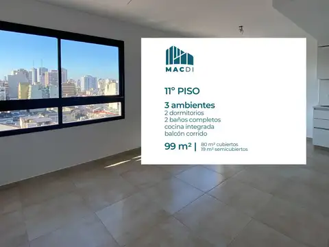 Excelente Departamento 3 ambientes a estrenar en Venta en Boedo