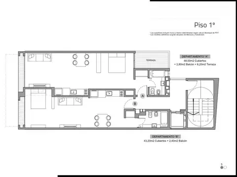 Departamento en Venta en Palermo, USD 110.000