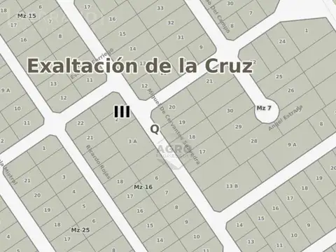 SDA. Venta. Lote de terreno. Saavedra al 300 Parque Sakura, Exaltacion de la Cruz