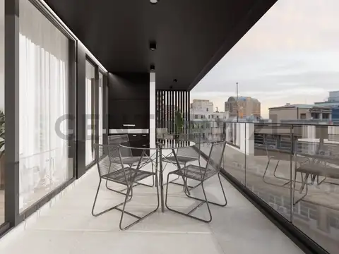 Departamento de 3 ambientes al frente en 1° piso, balcon terraza y suite Premium, a estrenar - Villa