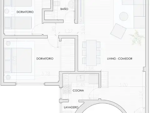 Departamento en Venta en Caballito, USD 129.000