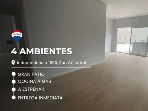 DEPARTAMENTO EN VENTA SAN CRISTOBAL 4 AMBIENTES