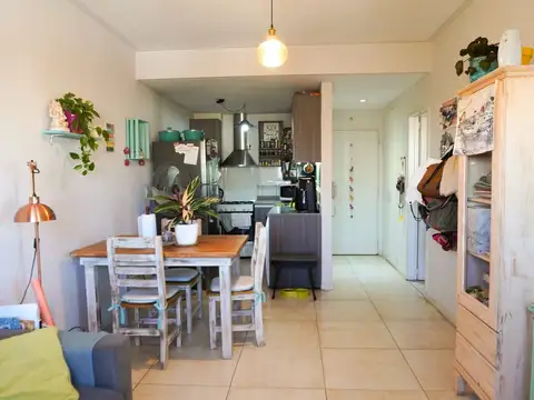 Departamento 2 ambientes con 1 baño