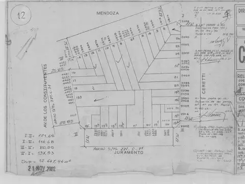 Terreno en Venta 30  mts Fondo