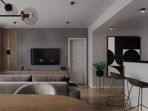 Departamento 3 ambientes con 2 baños