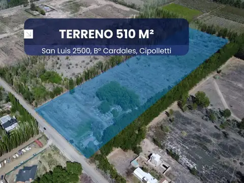 Lote 510m2 en venta - B° Cardales, Cipolletti