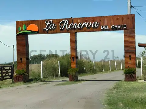 Lote en Reserva del Oeste en Etapa 1 - Acepta permuta por automóvil