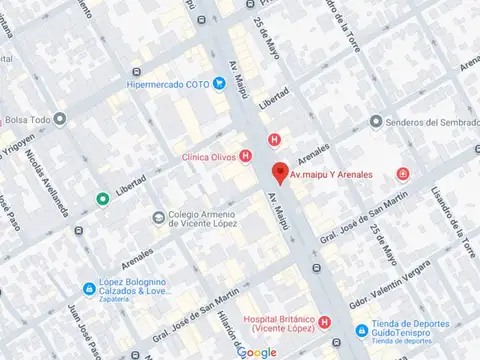 Terreno en Venta en Vicente Lopez, USD 450.000