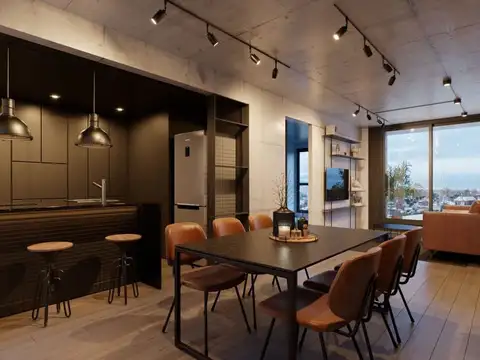 Departamento 2 ambientes con 1 baño