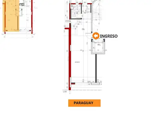 Departamento en venta monoambiente en Abasto con patio Rosario