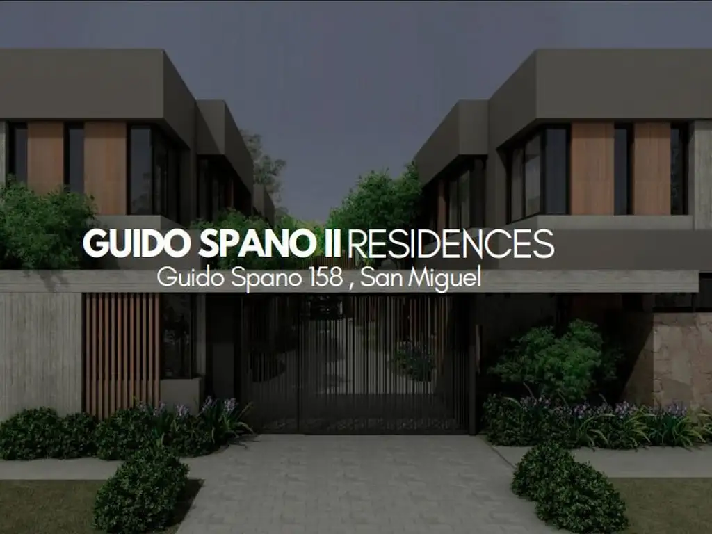 GUIDO SPANO II RESIDENCES - Entrega Junio 2026