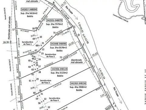 Terreno en Venta de 44249,0 m2