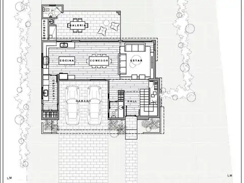 Casa 4 ambientes con 2 baños