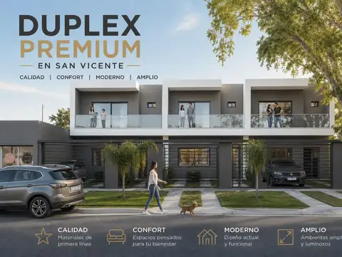 VENTA DUPLEX 4 AMB SAN VICENTE PRE VENTA POZO