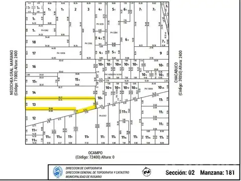 Terreno en Venta de 875,0 m2