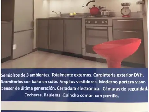 Departamento en Venta de 3 ambientes