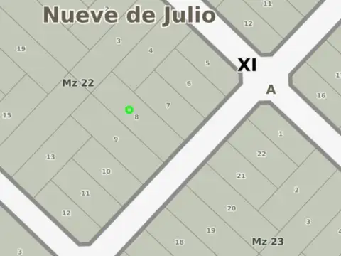 Terreno en Venta 60  mts Fondo