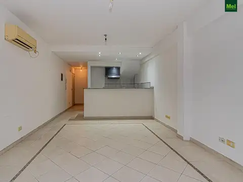 Departamento 2 ambientes con 2 baños