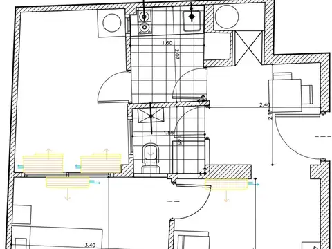 Depto Tipo Casa en Venta de 2 ambientes