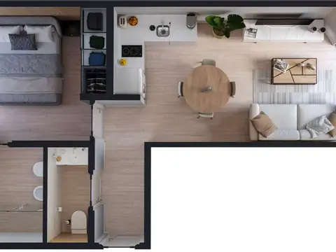 Departamento en Venta de 2 ambientes