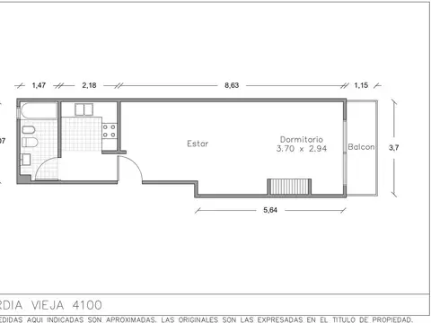 Departamento en Venta de Monoambiente