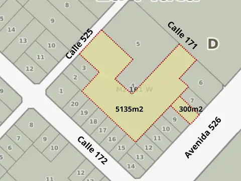 OPORTUNIDAD FRACCIÓN DE 5435 MT2 EN VENTA - | Escritura inmediata | - LA PLATA