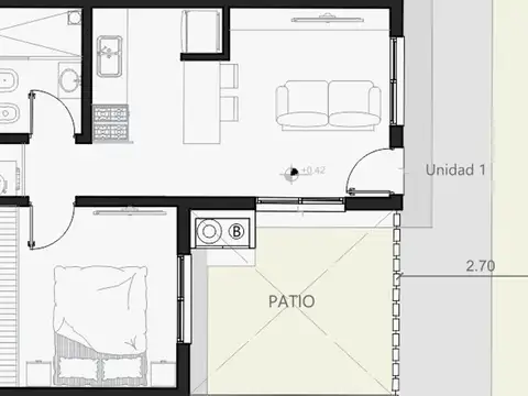 Departamento en Venta en Rafaela, USD 55.000