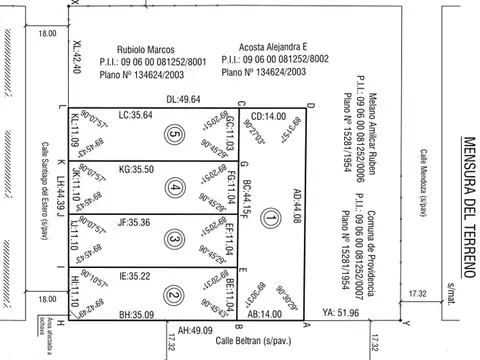 Venta de terreno en providencia