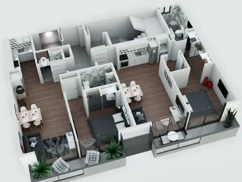 Departamento en Venta de 1 dormitorio