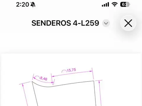 Terreno en Venta en Costa Esmeralda, USD 70.000