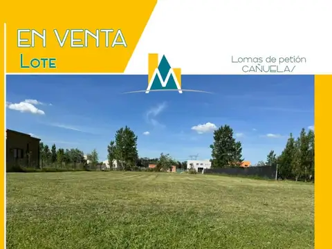 Lote en venta - Cañuelas