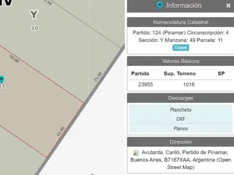 Terreno en Venta de 3881,0 m2