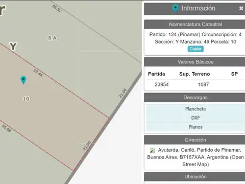 Avutarda e/ Roble y Paraiso s/n