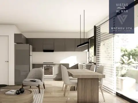 Departamento 2 ambientes en pozo · Playa Grande