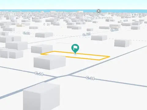 Terreno en Venta 33,75  mts Fondo