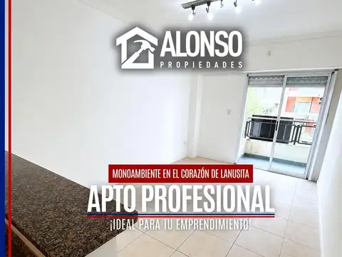 ALQUILER - MONOAMBIENTE EN LANUSITA - APTO PROFESIONAL