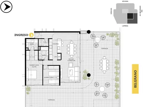 Venta departamento 2 dormitorios Parque España Rosario