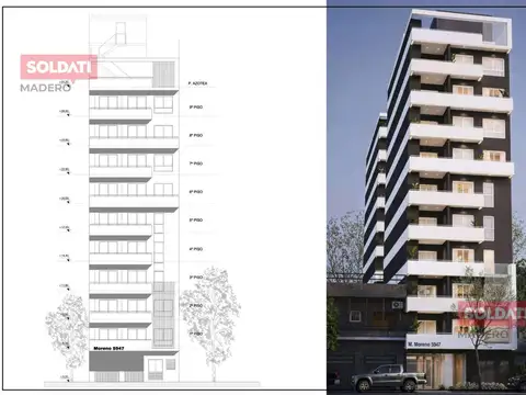 Departamento en Venta de 2 ambientes