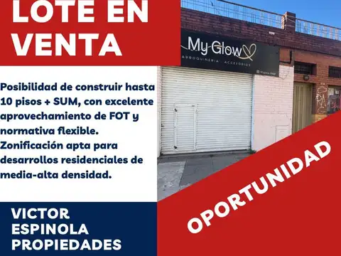 LOTE EN VENTA EN CASEROS