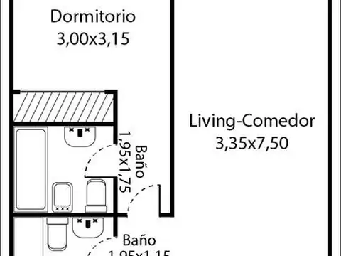 Departamento en Venta de 2 dormitorios