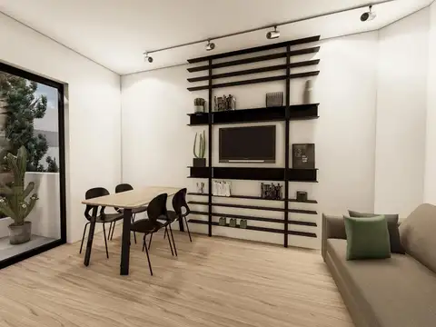 Departamento Monoambiente venta con balcón al Este